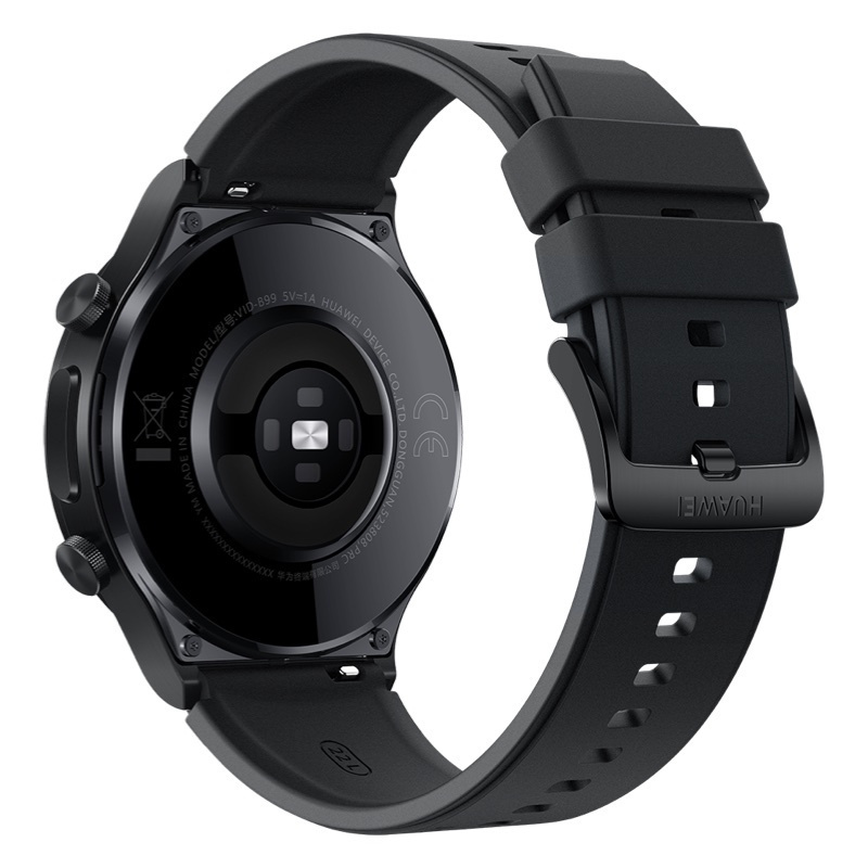 huawei华为watchgt2pro智能手表ecg款腕部单导心电采集器曜石黑黑色氟