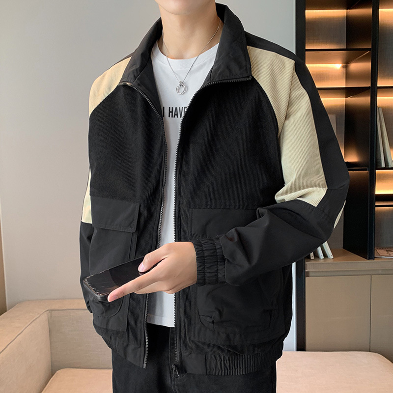 外套男装春秋季新款棒球服夹克男士韩版工装大码潮流外套男时尚