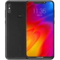 原封【带壳+钢化膜+指环】摩托罗拉 p30 note 墨岩黑 4GB+64GB 全网通4G 骁龙处理器 人脸指纹双解锁 支持应用分身 智能手机 官方正品
