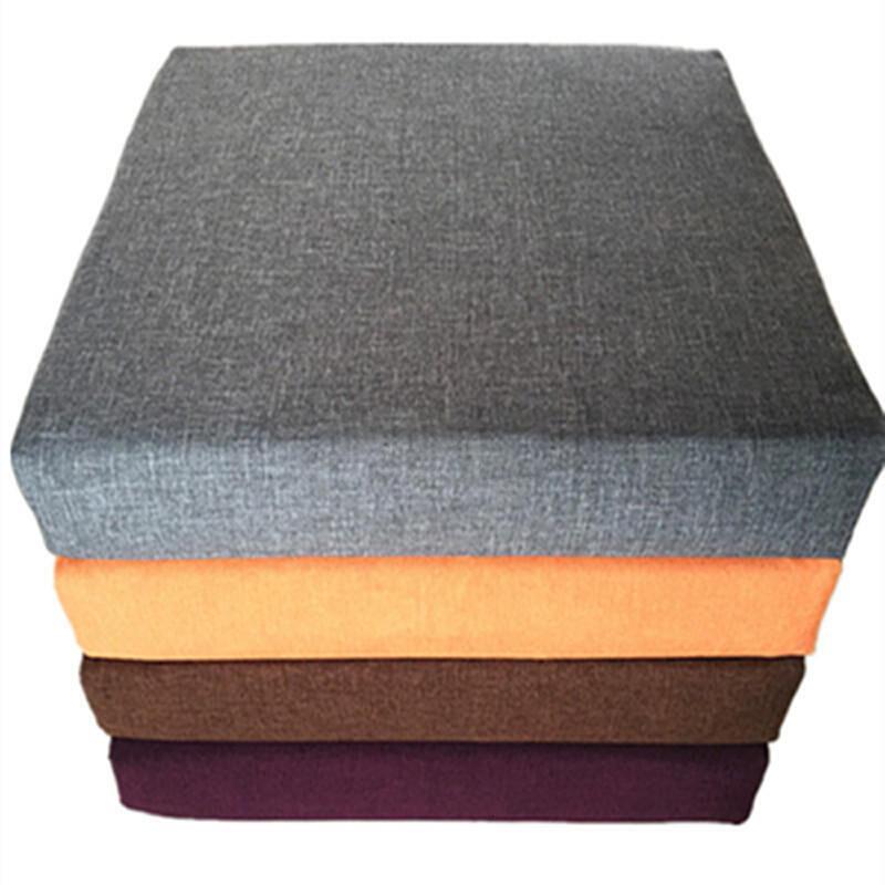 优百思 大号高密度海绵坐垫床椅垫子布艺学生练车增高飘窗加厚沙垫视