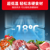 星星(XINGX) 1400升铜管风冷冷冻厨房冰箱酒店餐饮后厨展示柜 风冷无霜 铜管 数字电子温控 BD-1460FA