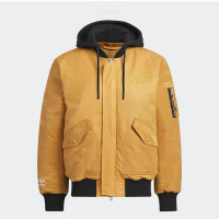 adidas/阿迪达斯三叶草连帽棉服2024龙年保暖男装外套IX4233 C