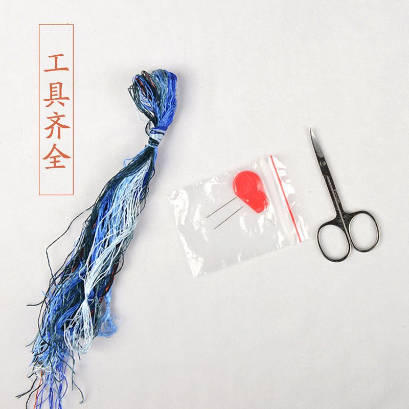 兰凤湘绣手工刺绣湖南真丝高档苏绣diy初学套件工具传统手帕材料