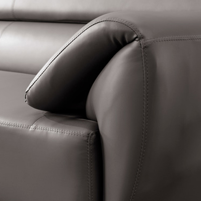 匡大 办公沙发 皮艺沙发 办公室接待沙发 牛皮 单人位 KDT692高清大图