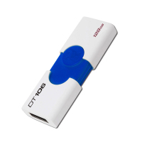 金士顿(Kingston)DT106优盘 128GB u盘USB3.1高速电脑时尚商务创意u盘 128g推拉办公U盘白色