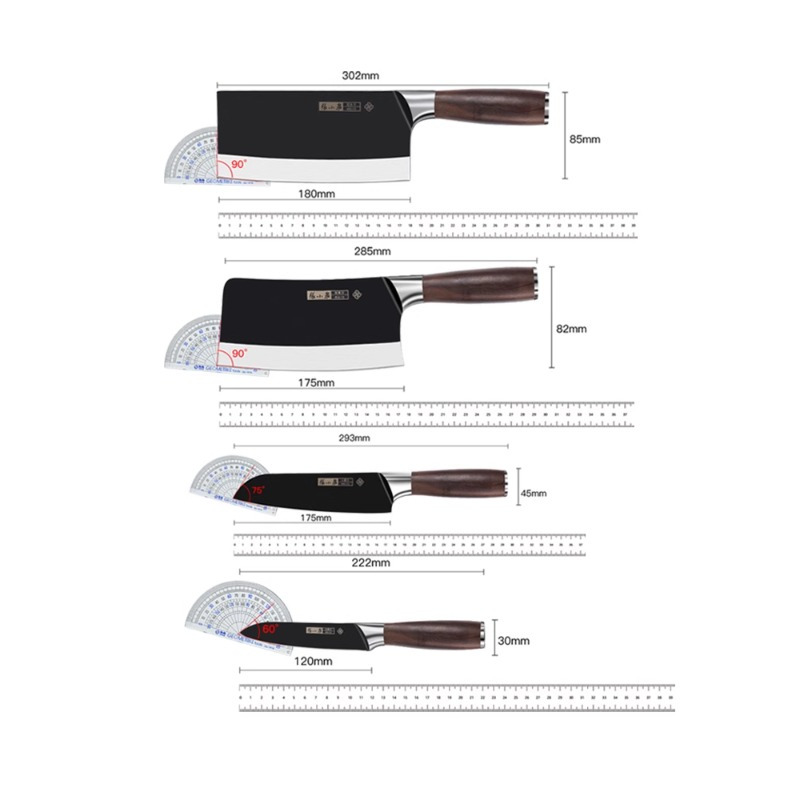 张小泉菜刀厨师专用刀超快锋利斩骨刀家用厨房刀具旗舰店正品8138高清大图