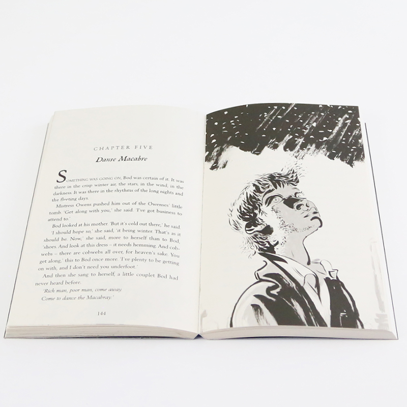 [正版]坟场之书 英文原版 The Graveyard Book 奇幻大师尼尔盖曼作品 Neil Gaiman 纽伯瑞高清大图