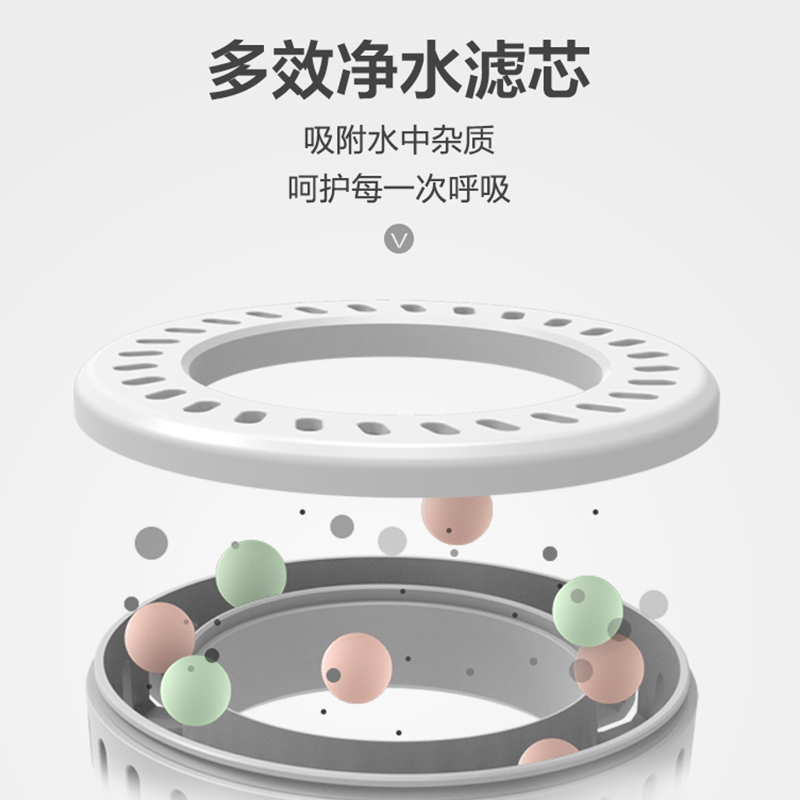小熊(Bear)加湿器 JSQ-C50Q1 净化版 4.5升上加水办公家用卧室大雾量增湿器香薰净化空气苏宁自营