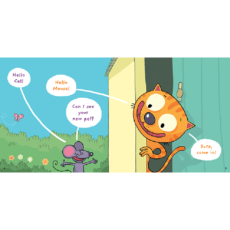 正版新书]大脸猫和卷尾鼠:宠物鹦鹉在哪里(法)斯蒂芬·胡萨尔,(高清大图