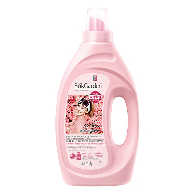蔬果园 SGY0394天然玫瑰精油香氛洗衣液1kg