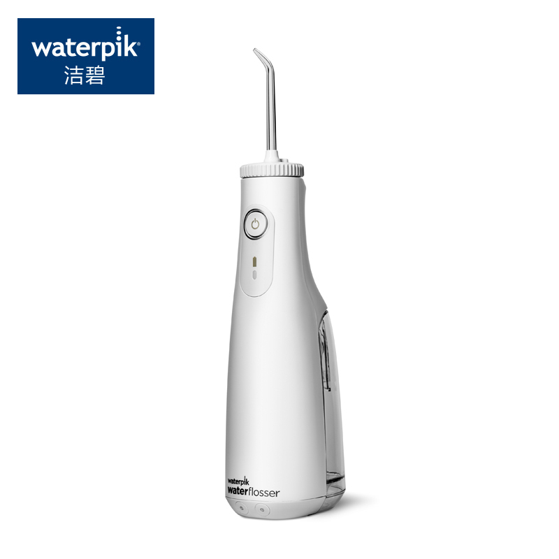 洁碧(Waterpik)智简便携冲牙器水牙线洗洗牙器便携手持式多支专用喷头正畸适用 小火箭白色 GS10-1