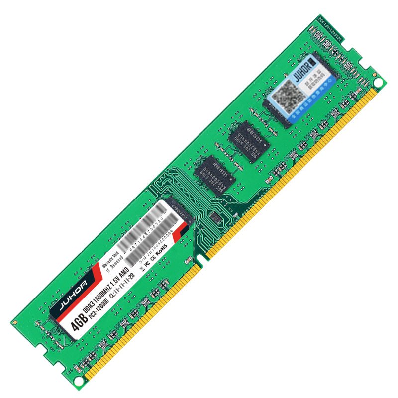 JUHOR 玖合 DDR3 1600 4G 台式机内存条 仅适用AMD处理器主板内存