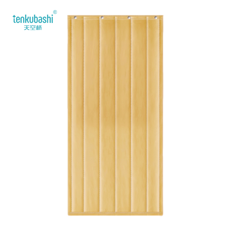 天空桥 棉门帘 MML-9金黄色无窗口四层棉 平方米高清大图