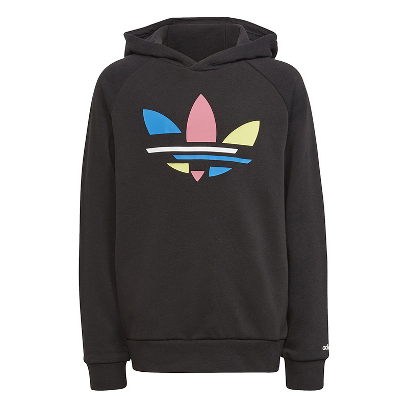 adidas 阿迪达斯三叶草男女大童秋季经典连帽运动卫衣 H32388