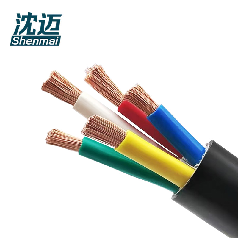沈迈 铜芯软电线 ZC-VVR-0.6/1kV-3*25+2*16平方 1米高清大图