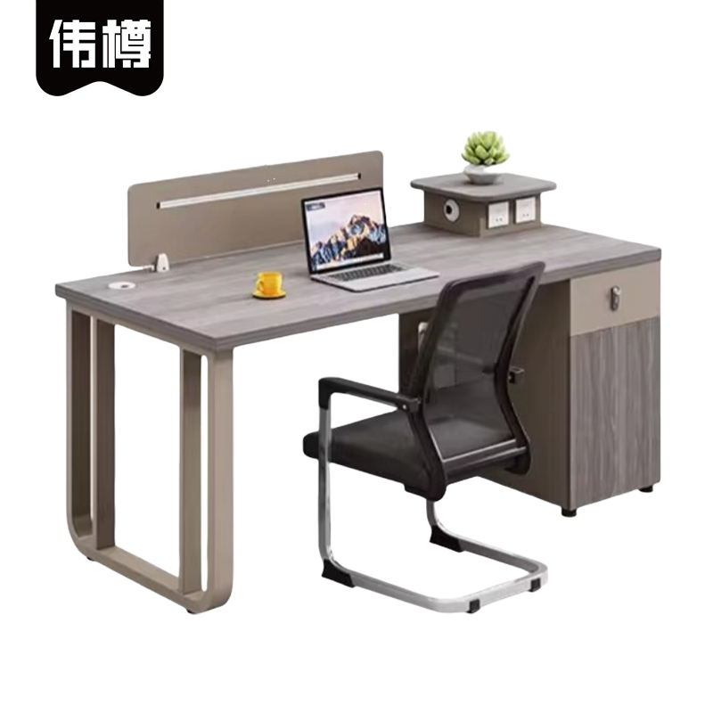 伟樽电脑桌一桌一椅带柜120*60*75cm套