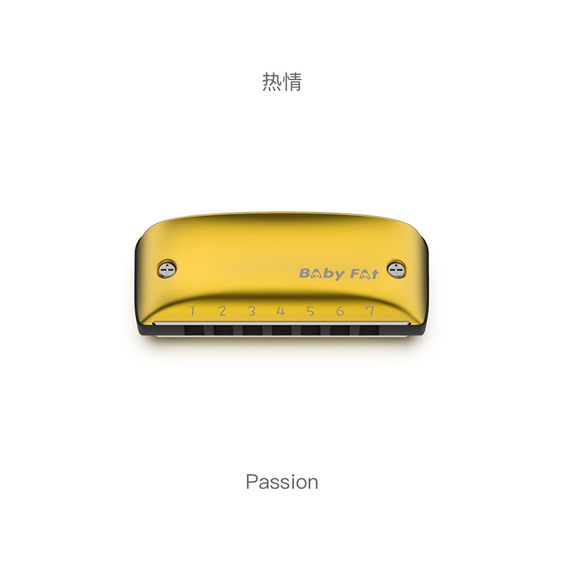 babyfat七孔布鲁斯蓝调小口琴paddy爱尔兰音阶时尚挂饰迷你可爱便携式