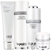 莱珀妮(La Prairie)白鲟鱼子纯皙面部护肤套装礼盒 柔润光彩 淡化斑点 提亮套装 (洁面+水+精华+眼霜)