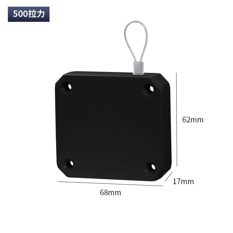 红鲸鱼 免打孔拉绳闭门器 自动回位简易关门器 1个高清大图