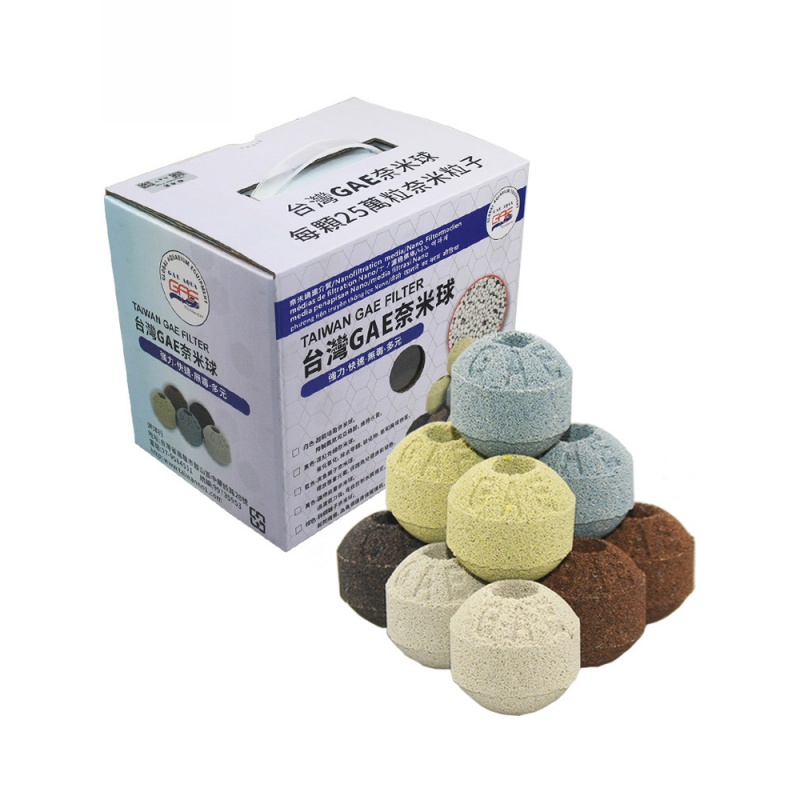 台湾鱼缸过滤材料NO1水族滤材网袋硝化细菌屋奈米球套装