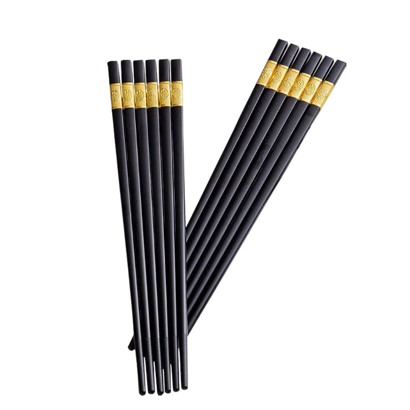 是尚 合金筷子 24cm*10双 SSC3/包高清大图