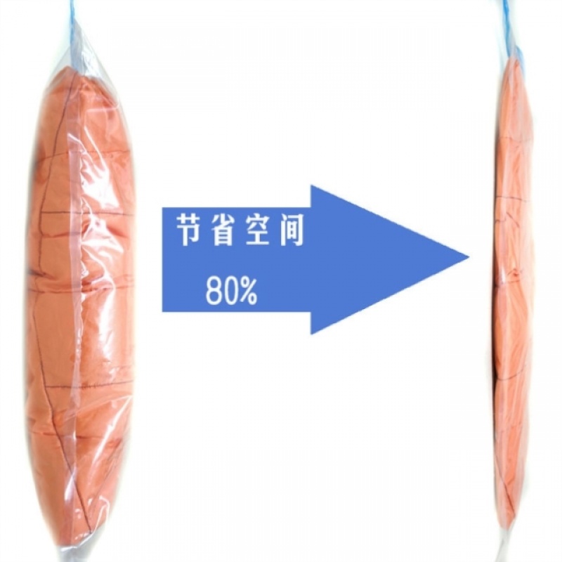 手卷压缩袋旅游收纳真空袋行李箱衣服物大中号整理袋免抽气打包袋收纳袋 三维工匠高清大图