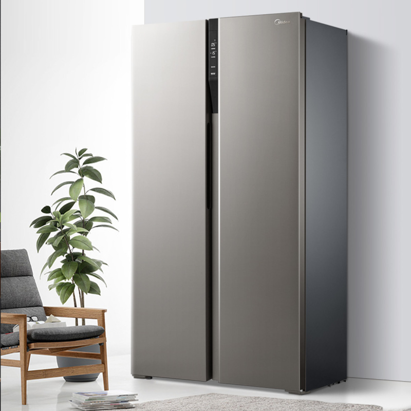 美的(Midea)452L对开门冰箱净味抑菌风冷无霜节能智能WIFI纤薄机身90°开门BCD-452WKPZM(E)