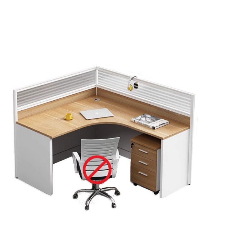 指臣 单人工位含柜140*120*110cm张高清大图