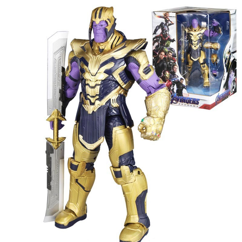 漫威正版复仇者联盟3复联4钢铁侠反浩克装甲机甲机器人 双刃盔甲灭霸