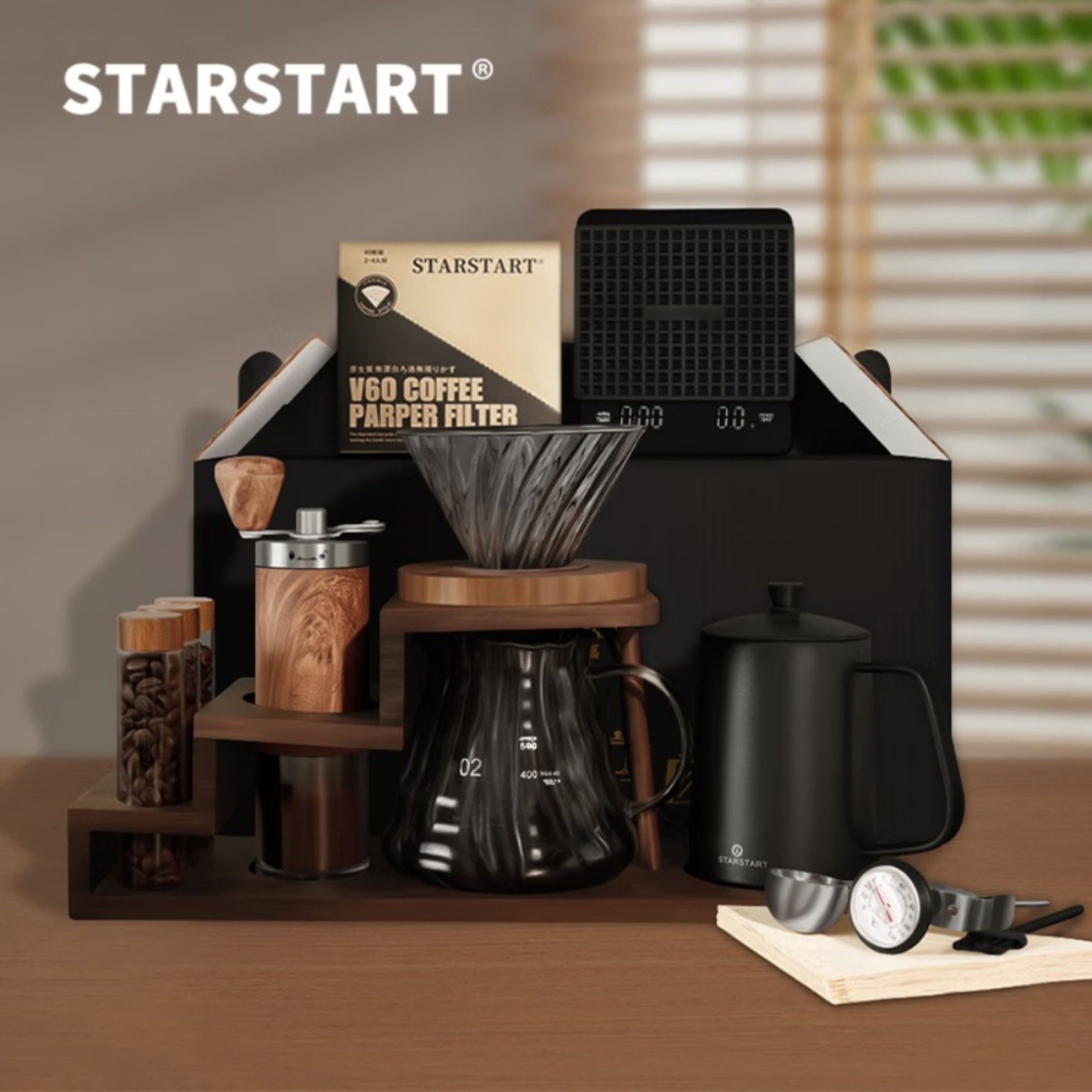 STAR-START木架手冲礼盒13件套-星空版