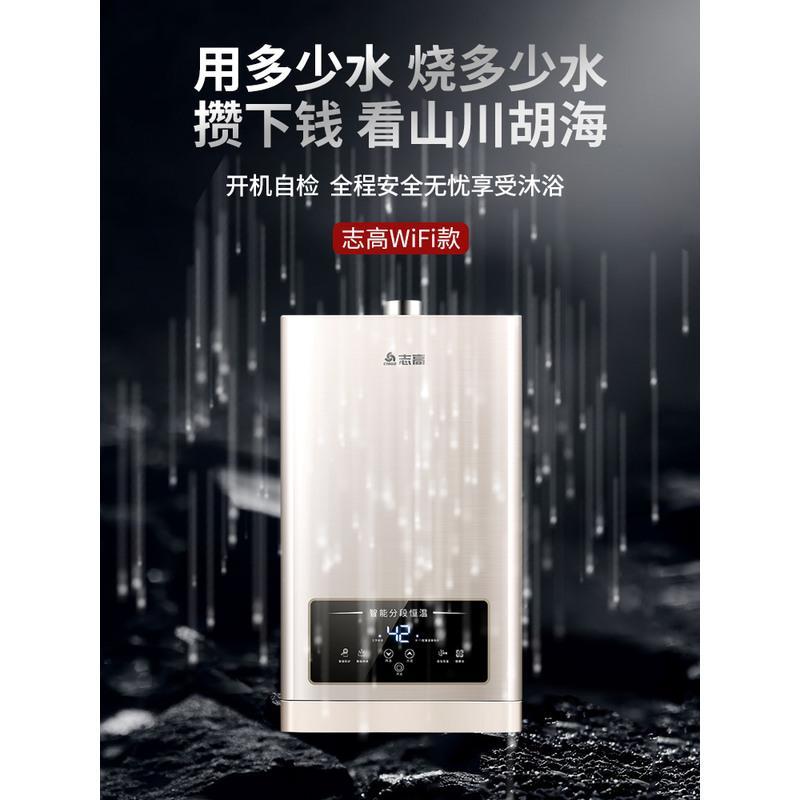 志高燃气家用12升13l恒温天然气液化气煤气热水器