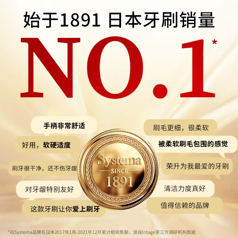 狮王牙刷细齿洁61孔宽薄珍珠白软毛牙刷2支装