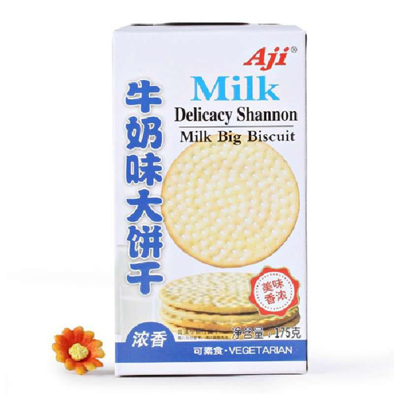 Aji牛奶味大饼干175g