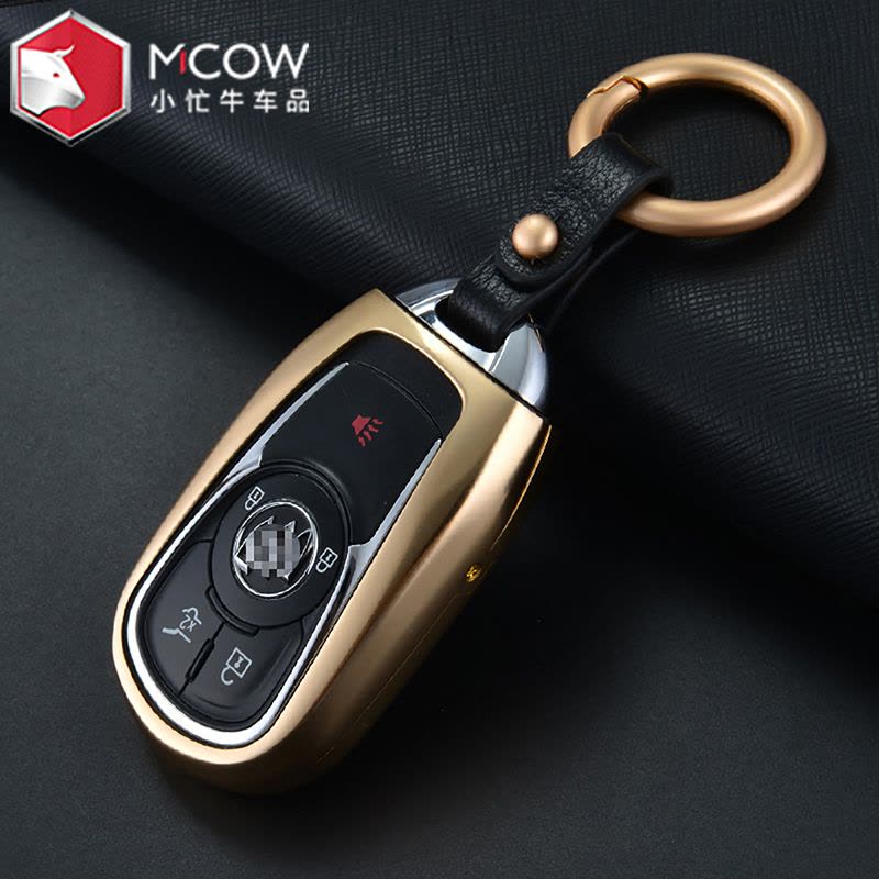 小忙牛适用别克昂科威钥匙壳 铝合金改装饰汽车钥匙包套19款2018图片