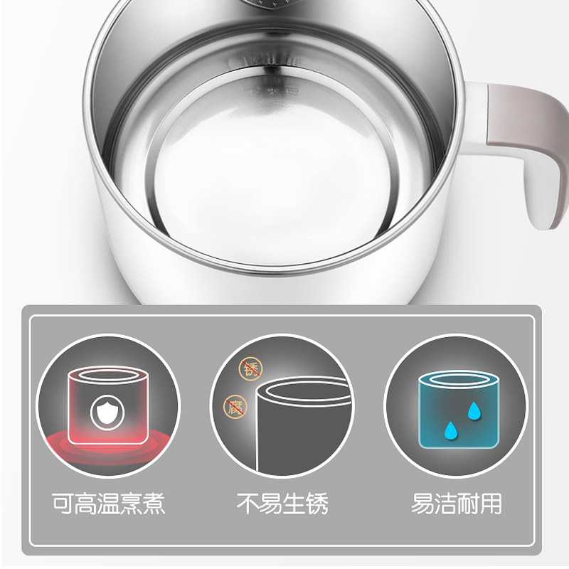 东菱(Donlim)电煮锅DL-ZG4033 白色多功能电热锅学生宿舍煮面锅办公家用迷你小电锅小型电火锅