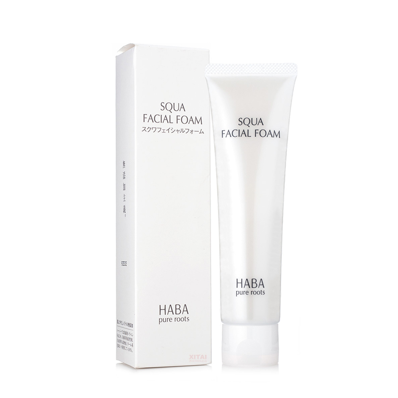 HABA 洗面奶 洁面 鲨烷保湿洁面乳100g 深层清洁 温和洗面奶