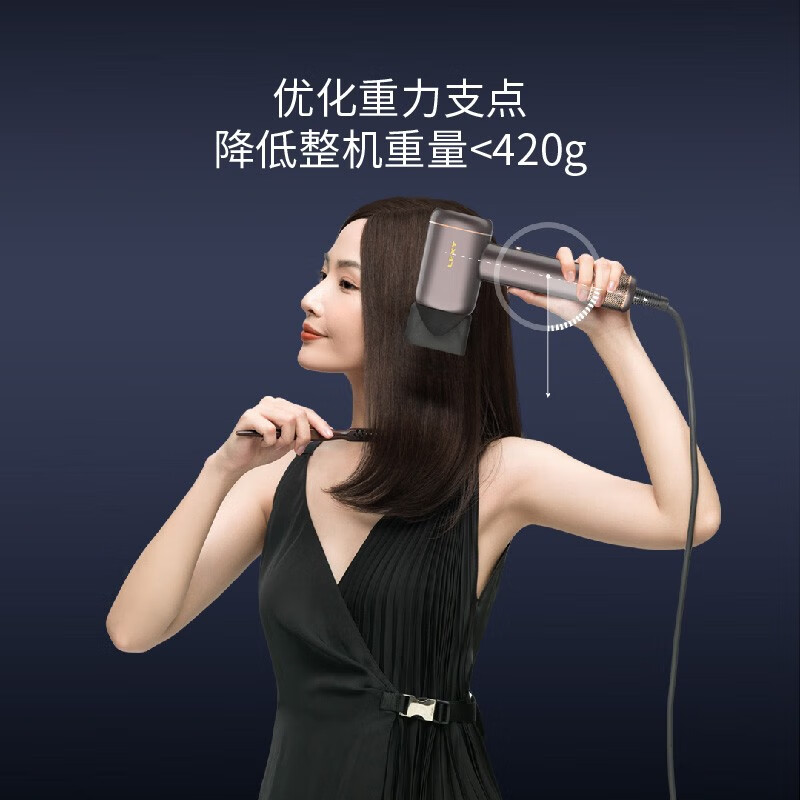 莱克(LEXY)涡扇吹风机水离子轻音智能温控速干负离子家用大功率护发润发 FC8高清大图