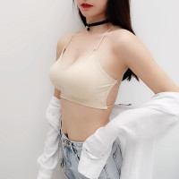吊带背心外穿网红美背文胸内衣女无钢圈裹胸小胸聚拢少女抹胸
