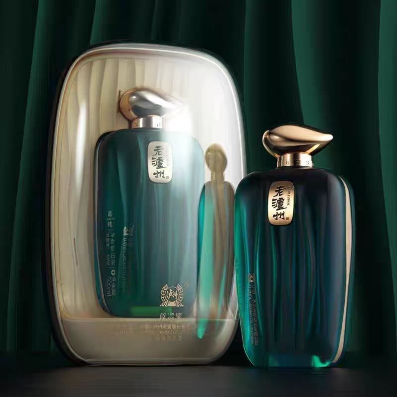 泸州老窖 老泸州蓝耀 45度 500ml 浓香型白酒高清大图