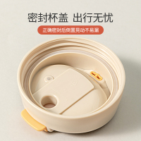 [超高性比价]名创优品(miniso) 乐扣同款 一盖两用玻璃杯茶具350mL(雏菊黄)