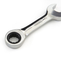 世达/SATA 43308 全抛光两用短快扳17MM