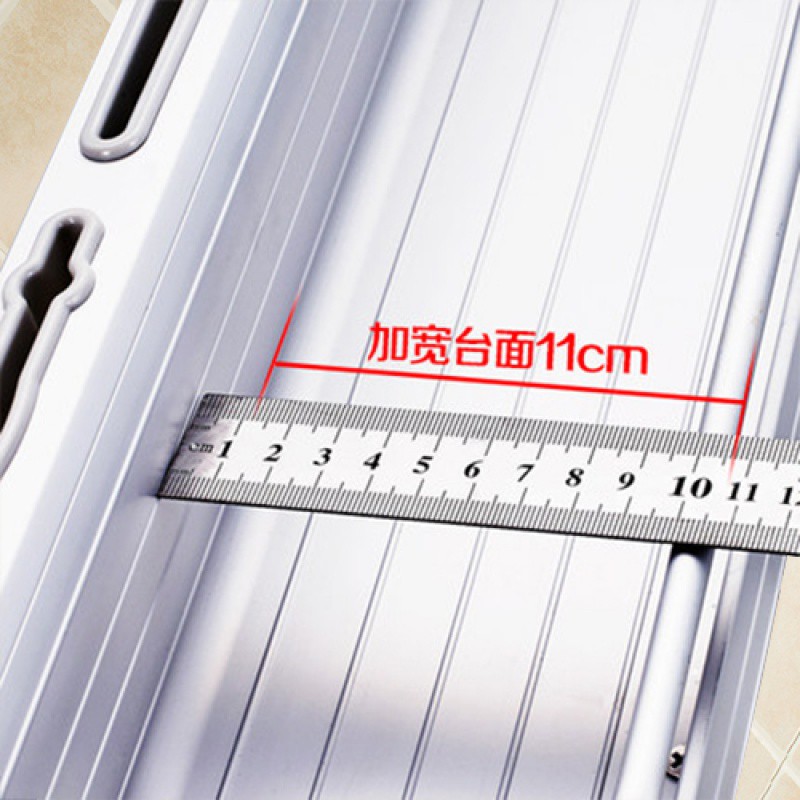 免打孔厨房置物架太空铝挂件厨卫用品五金挂架厨具刀架收纳架壁挂收纳层架 三维工匠高清大图