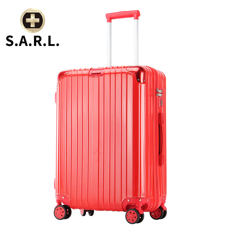 S.A.R.L瑞士时尚万向轮拉杆箱 ABS拉杆箱22寸行李旅行箱包男女学生28寸拉杆箱