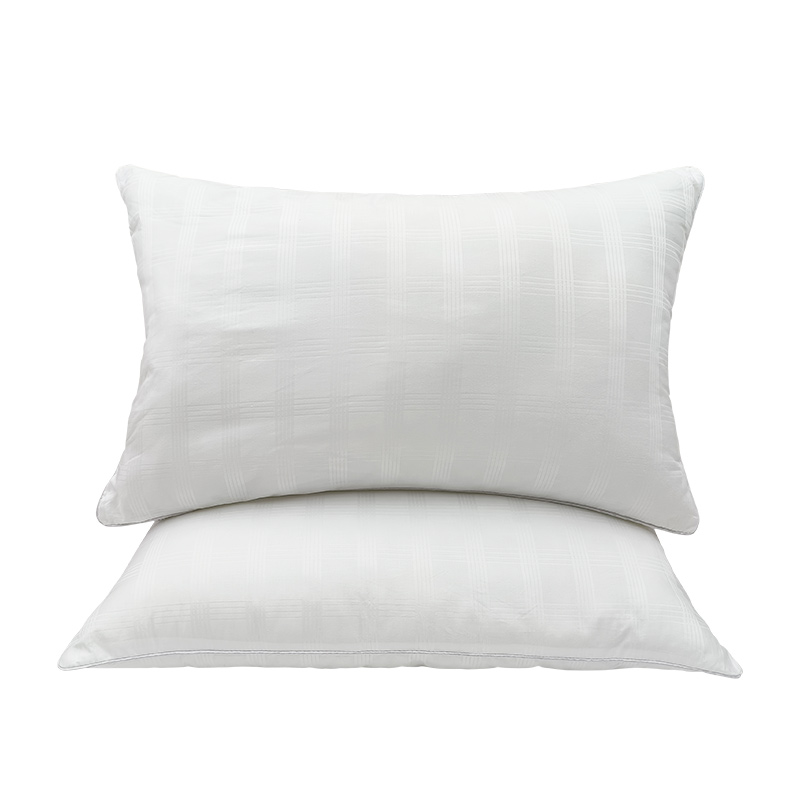 采馨 全棉枕芯 单人枕头羽丝绒枕纤维枕 A系列 可定制(48cm*74cm/只)高清大图