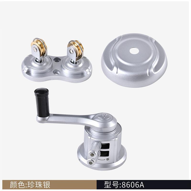 美帮汇DIY好全套配件套餐/太太升降晾衣架 手摇器 钢丝绳手柄 晒衣摇把高清大图