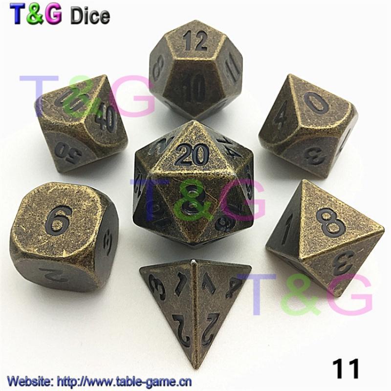 新款DND跑团骰子COC克苏鲁的呼唤数字色子