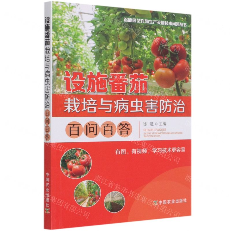 [N]设施番茄栽培与病虫害防治百问百答/设施园艺作物生产关键技术问答丛书-9787109279230高清大图