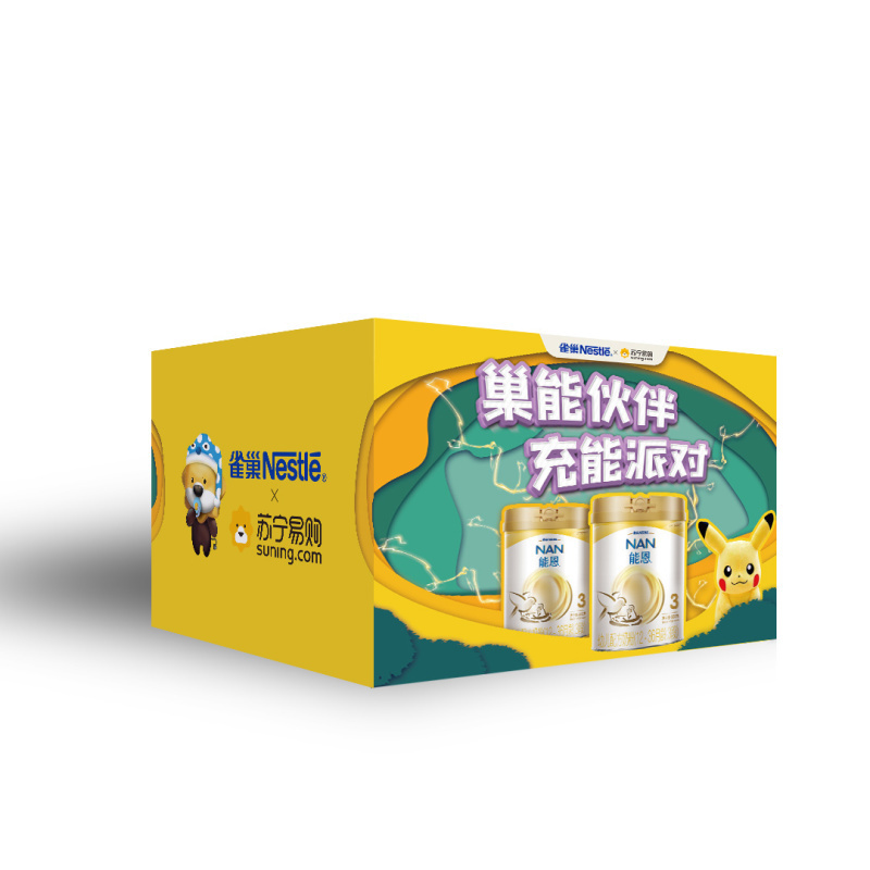 雀巢Nestle能恩3 苏宁限量定制礼盒 4罐装