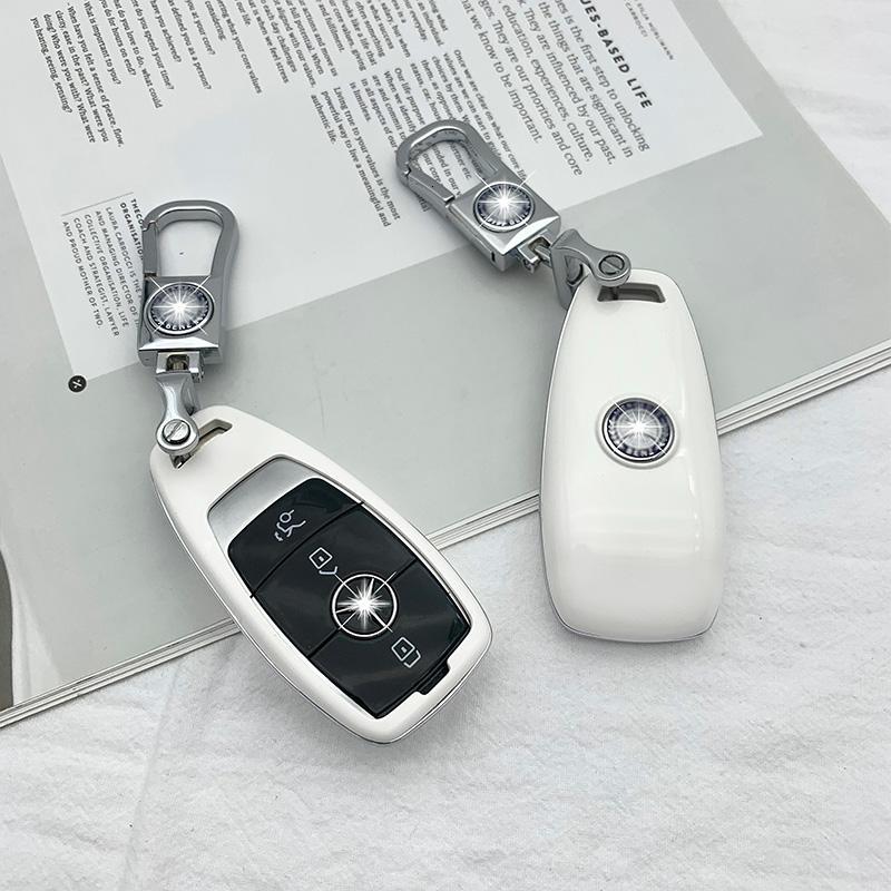 [补贴10%]适用奔驰钥匙套新E300L/e260壳c200l/C260L车钥匙扣GLC包E级A200L汽车钥匙包