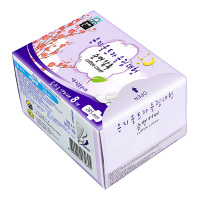 恩芝(Eunjee)超薄夜用卫生巾姨妈巾8片 285mm韩国进口超柔绵柔表层干爽舒适
